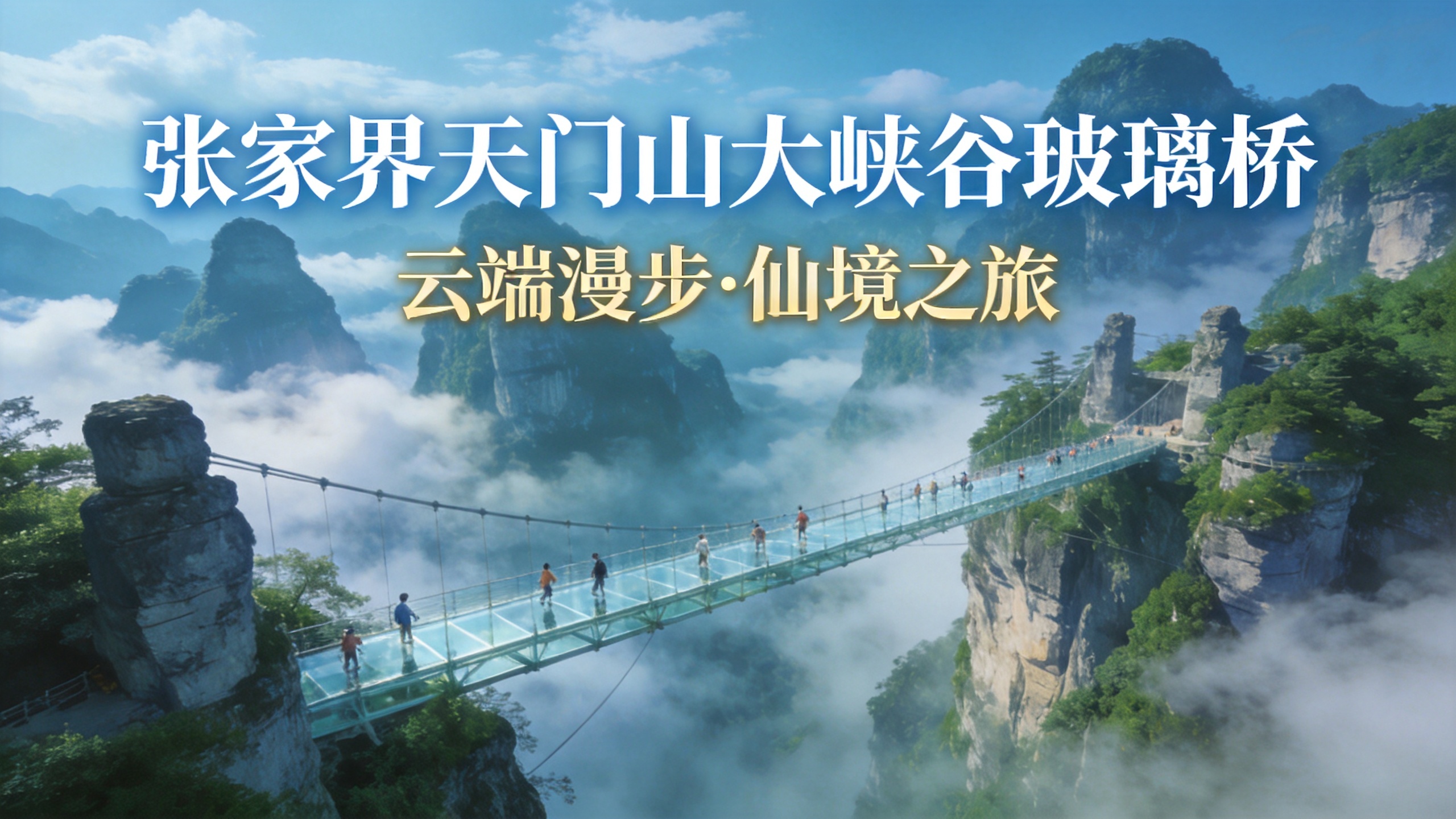 张家界天门山+大峡谷玻璃桥3日精华游